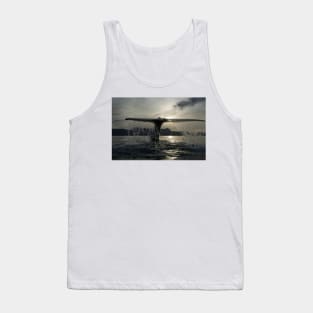 Blue whale fluking (C007/3011) Tank Top